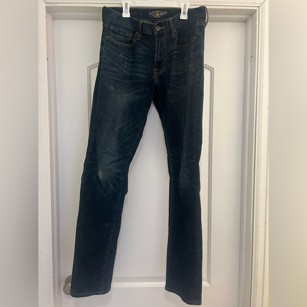 Dark wash lucky brand jeans used condition